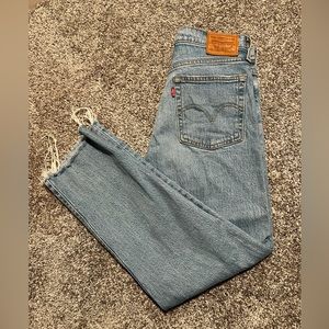 Levi Wedgie Straight Jeans